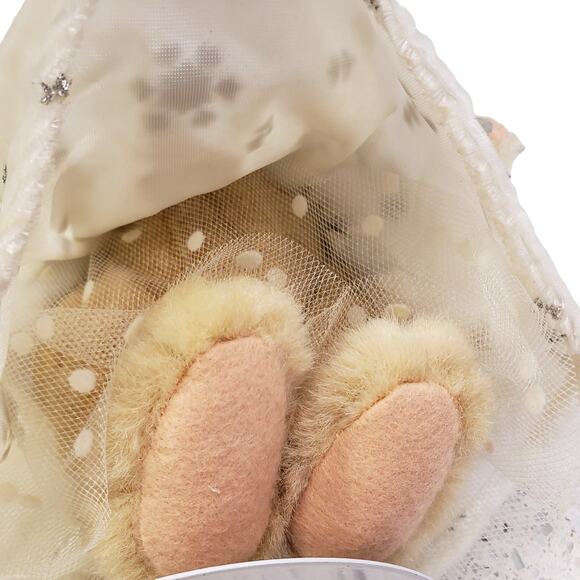 Vintage Muffy VanderBear Snowflake Angelic Bear NEW 1993 Plus Stand - Picture 4 of 12